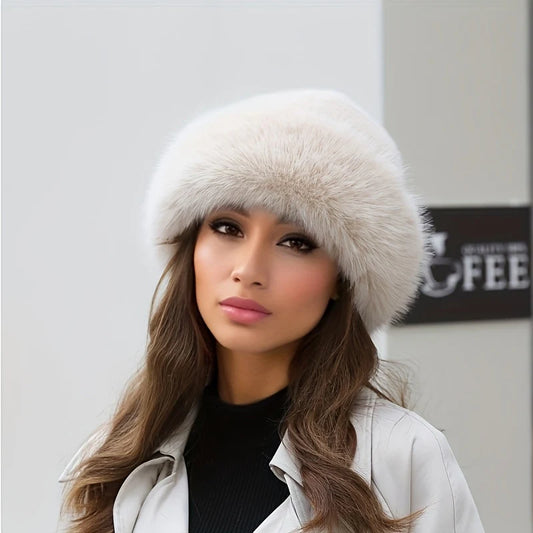Women’s Elegant Faux Fur Winter Hat