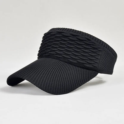 Women's Knitted Wide-Brim Sun Visor