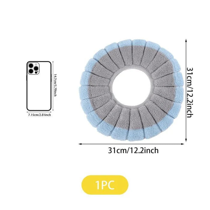 Cosy Plush Toilet Seat Cover with Stretch Fit