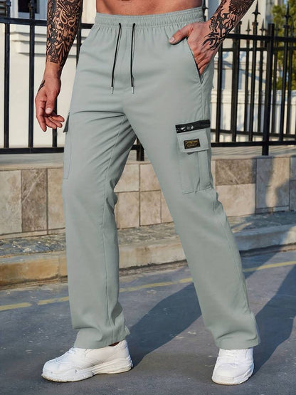 Men’s Relaxed Fit Multi Pocket Cargo Trousers