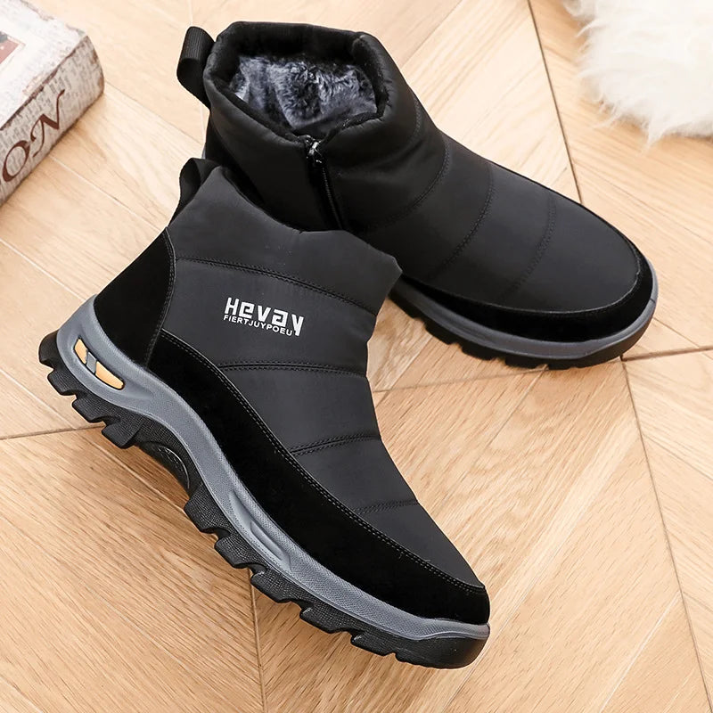 Men's Arch Support Wide Toe Snow Boots