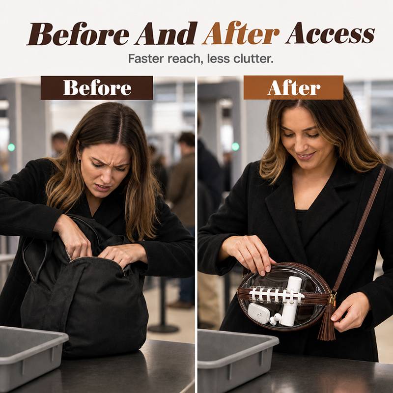 Football Shape Crossbody Bag