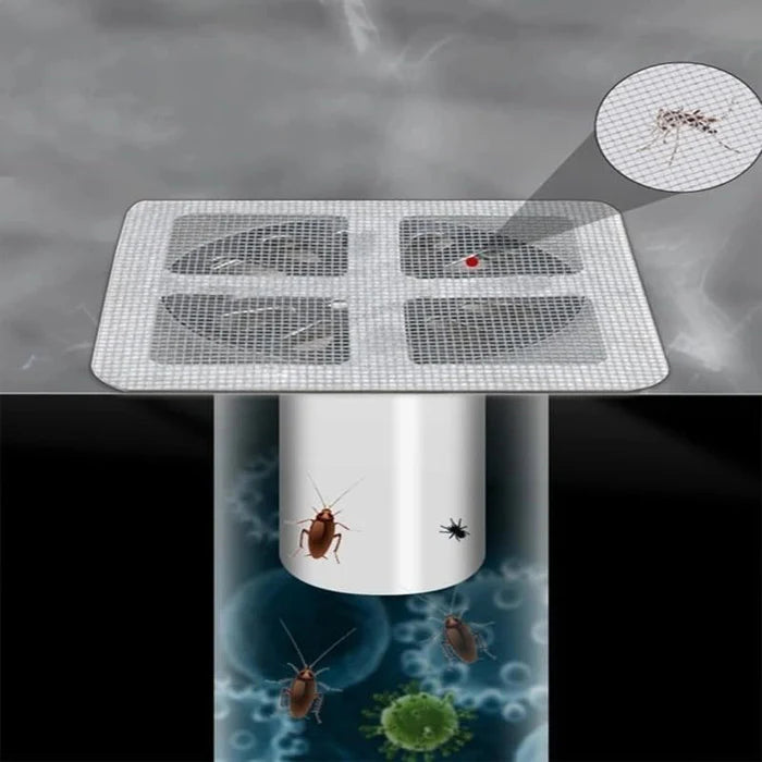 Disposable Drain Mesh Stickers – 10x10cm