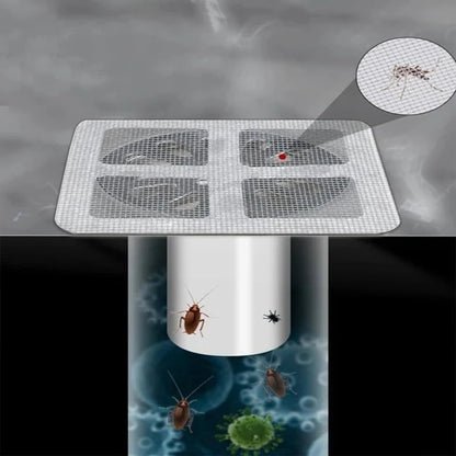 Disposable Drain Mesh Stickers – 10x10cm