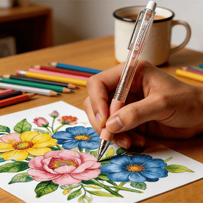 Colourful Quick-Dry Erasable Gel Pen Set