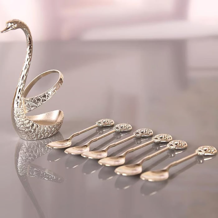 Swan Design Coffee Stirring Spoons