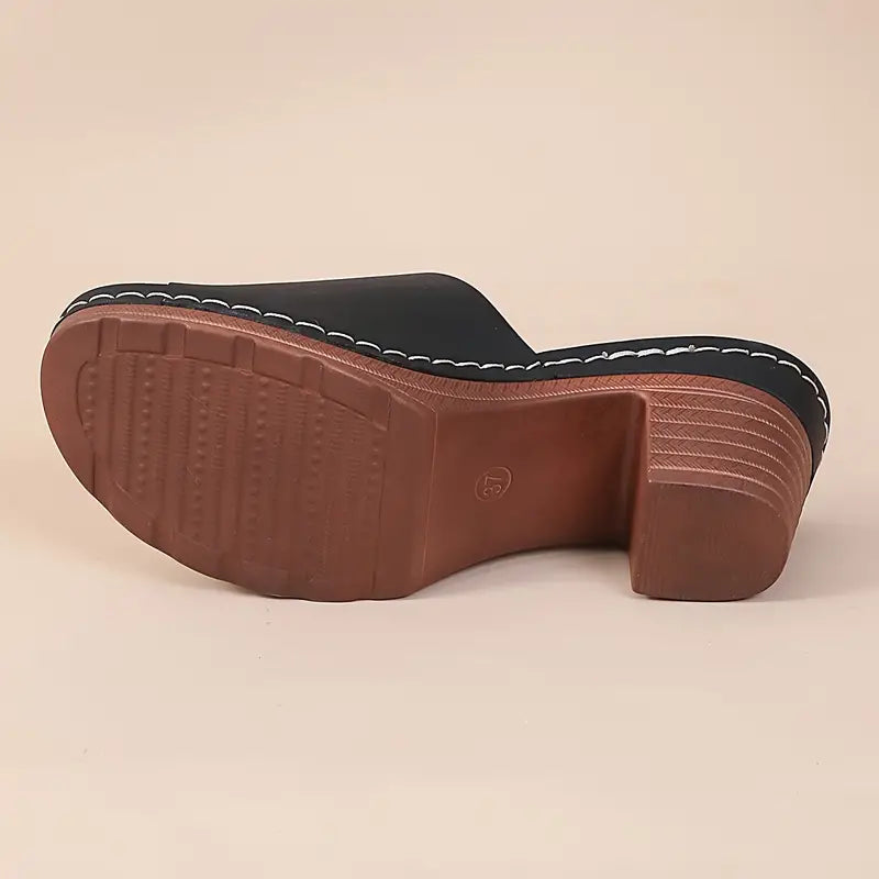 Women's Square Heel Sandals