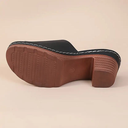 Women's Square Heel Sandals