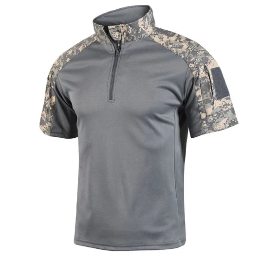 Men’s Short-Sleeve Tactical Quarter-Zip Top