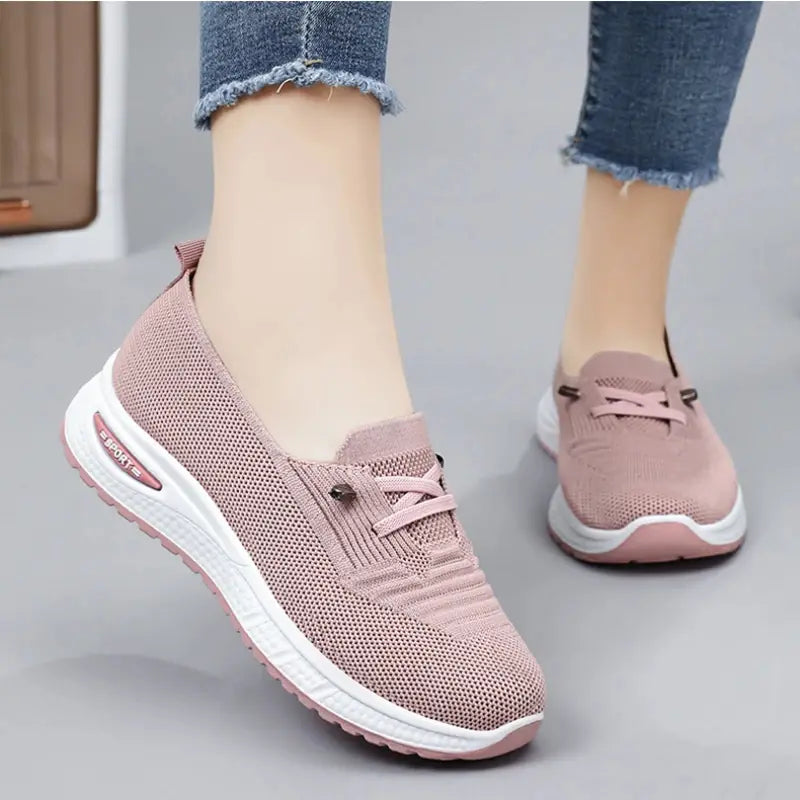 Women's Casual Walking Trainers With Shallow Mouth