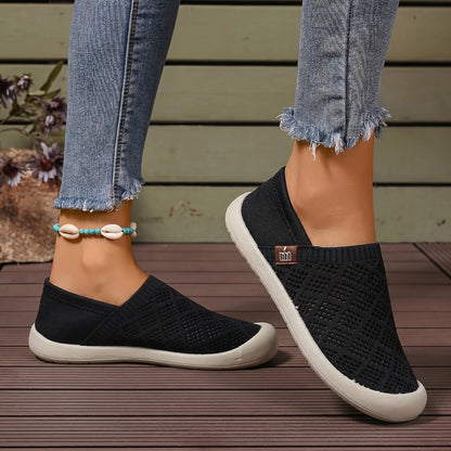 Women's Lightweight Knit Slip-On Trainers