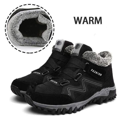 Men's Winter Villi Leather-Look Platform Boots