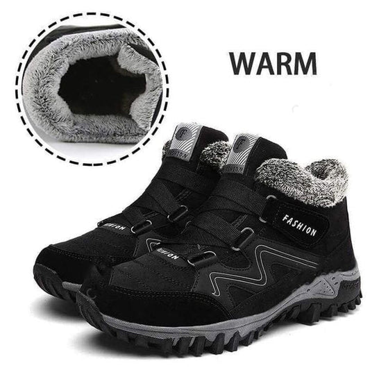 Men's Winter Villi Leather-Look Platform Boots