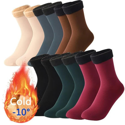 Women’s Fleece Lined Thermal Slipper Socks for Winter Warmth