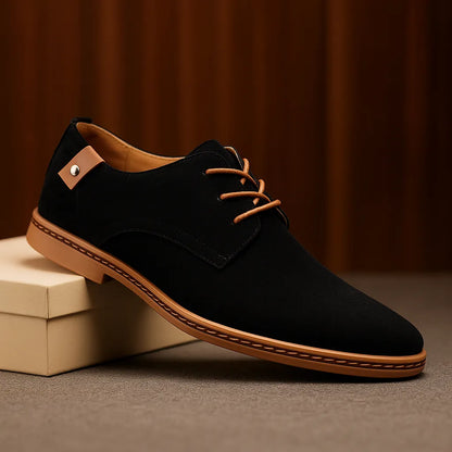 Men's Suede Look Casual Lace Up Shoes
