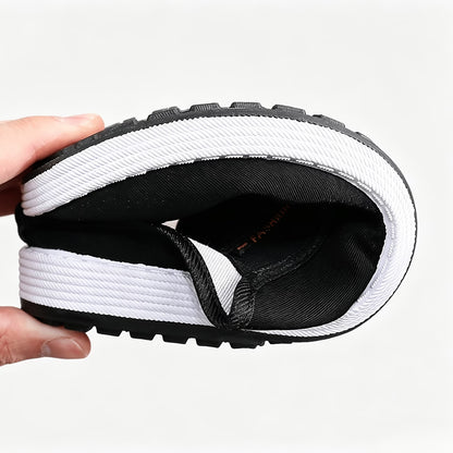 Men's Wide Toe Casual Mule Slides