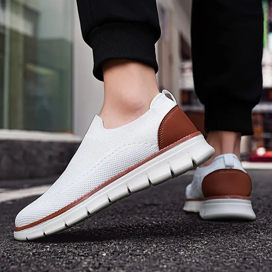 Men's Slip-On Breathable Sock Shoes - Non-Slip EVA Sole
