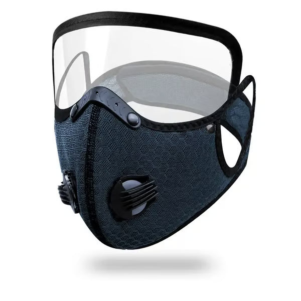 Reusable Filter Face Mask With Eye Shield