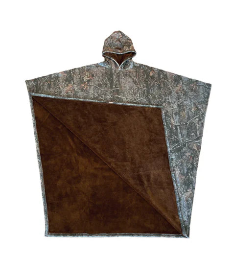 Hooded Fleece Lined Blanket Cape