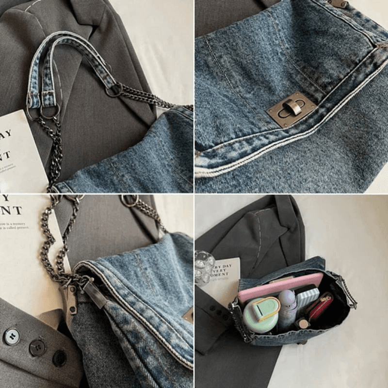 Women's Retro Chain Strap Shoulder Bag