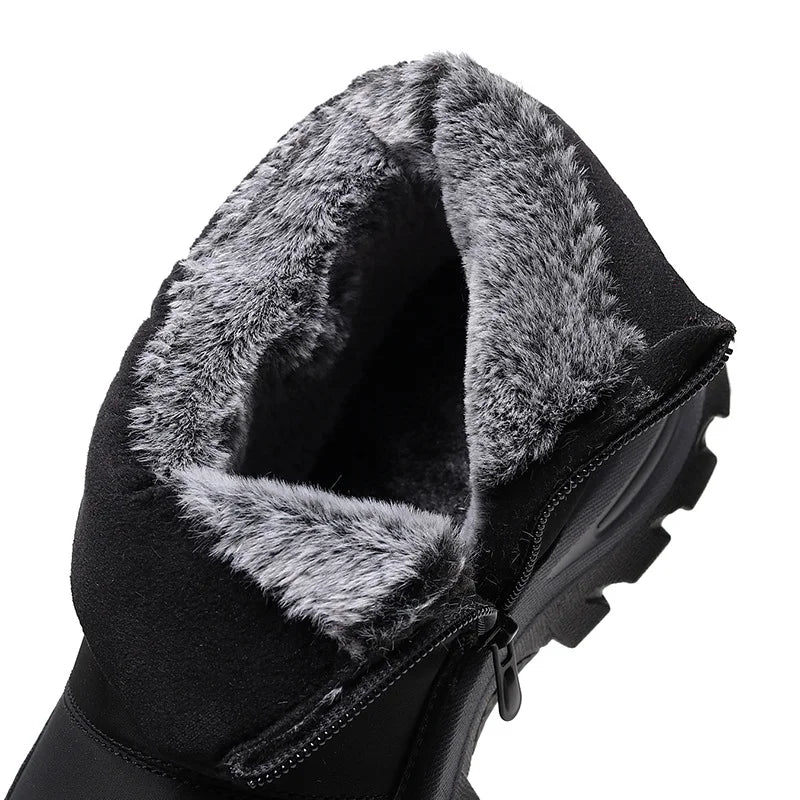 Men's Arch Support Wide Toe Snow Boots