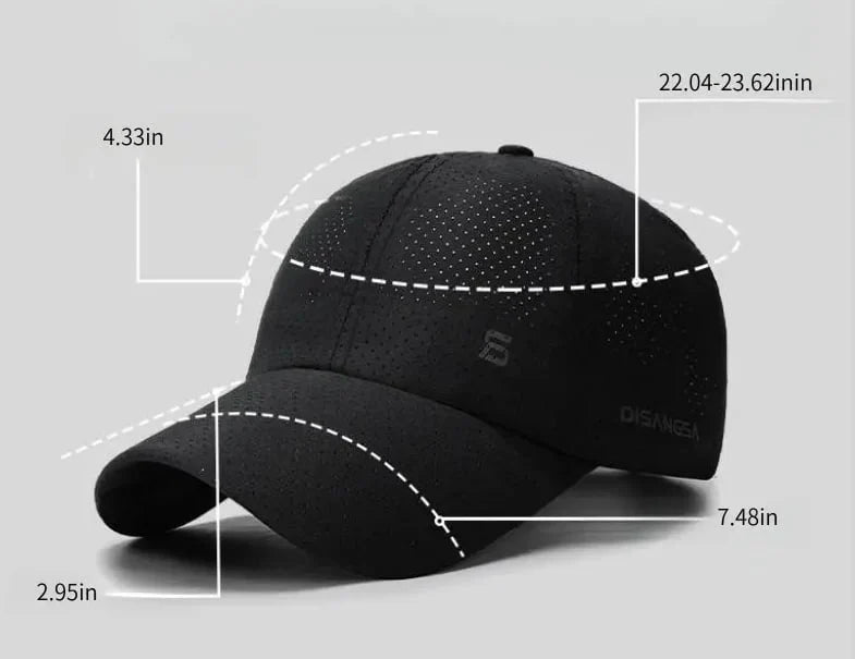 Perforated Adjustable Baseball Cap