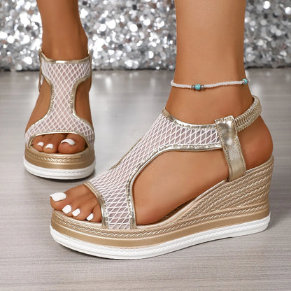 Women’s Supportive Wedge Slip-On Sandals