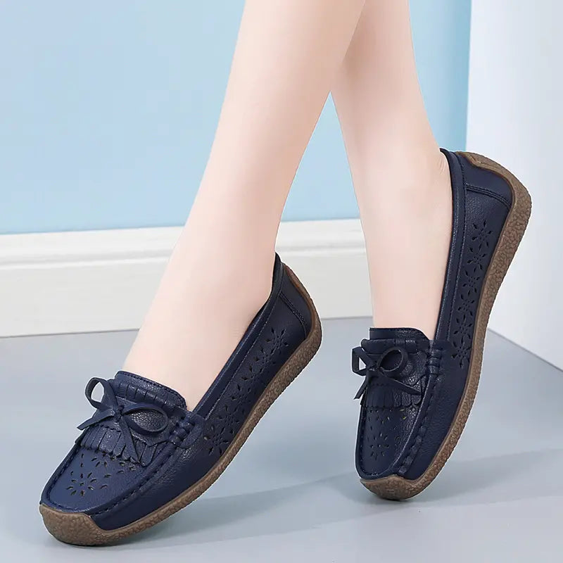 Women’s Leather-Look Loafers