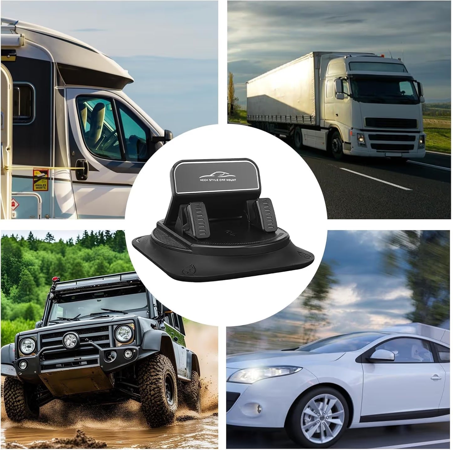 360° Rotating Dashboard Phone Holder