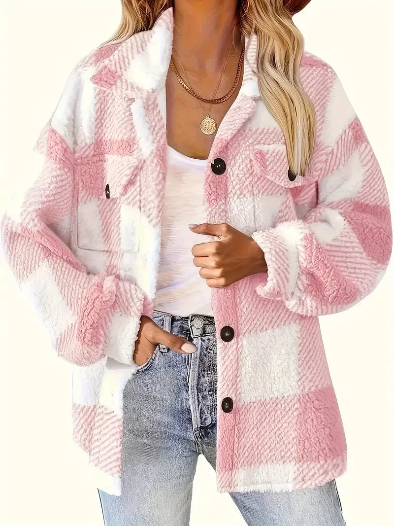2025 New Women's Fleece-Lined Winter Coat