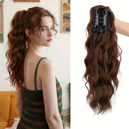 Women’s Water Wave Clip-In Ponytail Extension