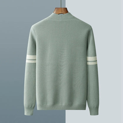 Men’s Giancarlo Striped-Sleeve Cardigan