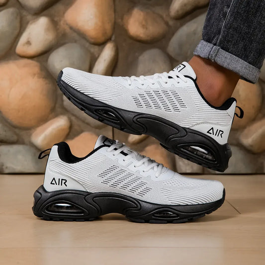 Men’s Mesh Lace-Up Trainers