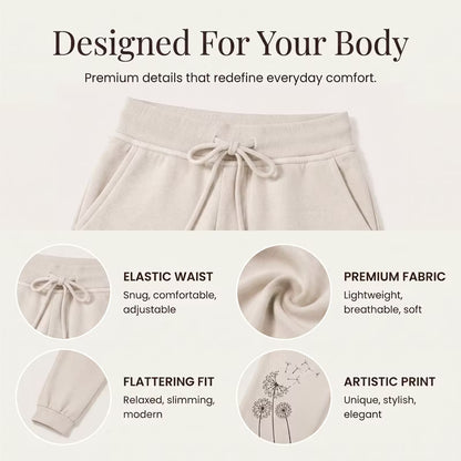 Women’s High-Waisted Drawstring Capri Trousers