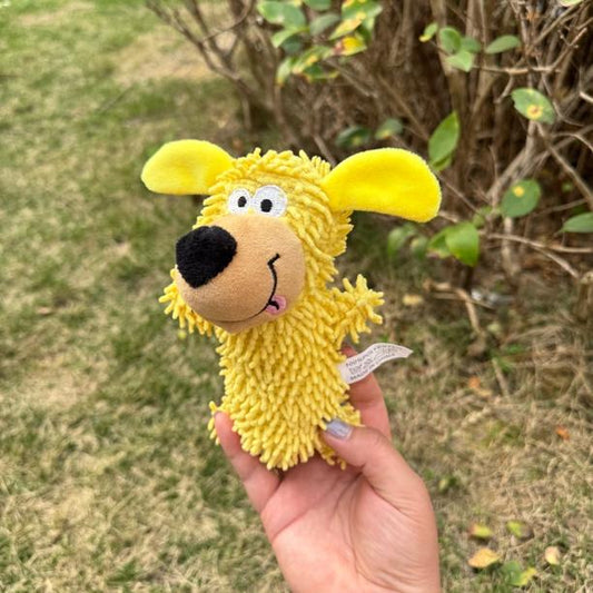 Chenille Noodle Squeaky Dog Plush Toy