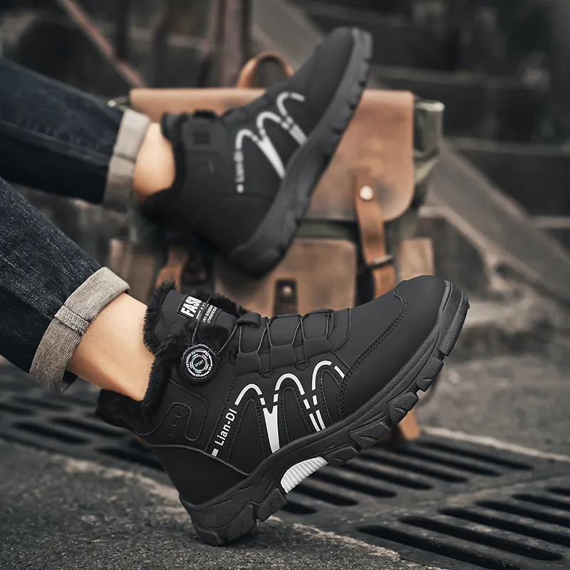 Men’s Waterproof Grip Winter Work Trainers