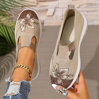 Women's Floral Slip-On Shoes