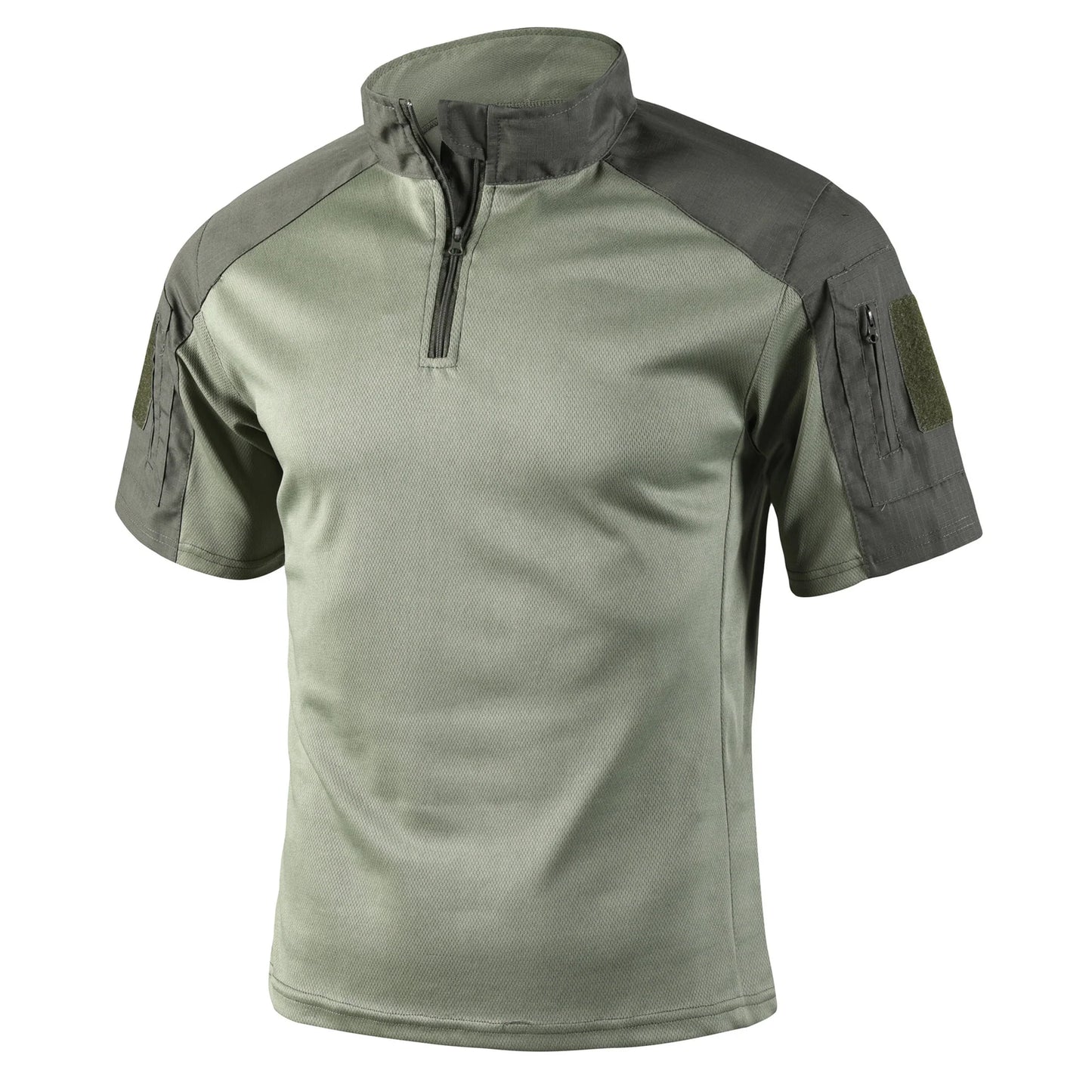 Men’s Short-Sleeve Tactical Quarter-Zip Top