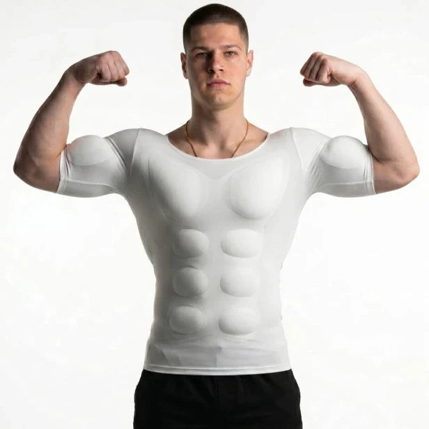 Men’s Padded Compression Shaping Undershirt