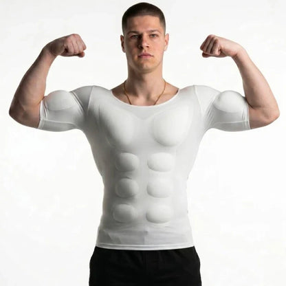 Men’s Padded Compression Shaping Undershirt