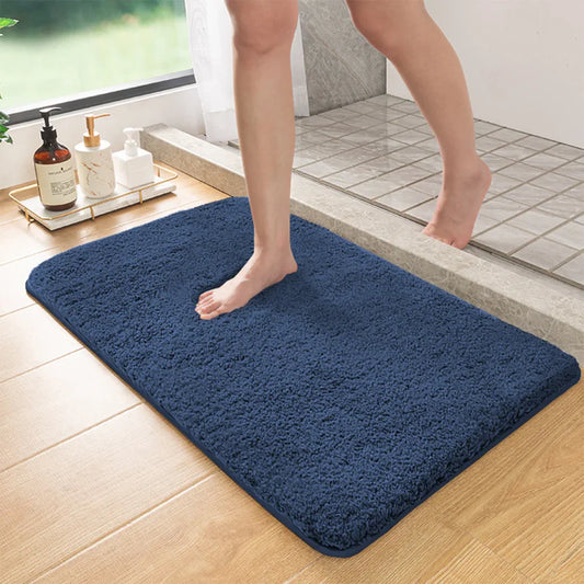 Fluffy Memory-Foam Bathroom Mat