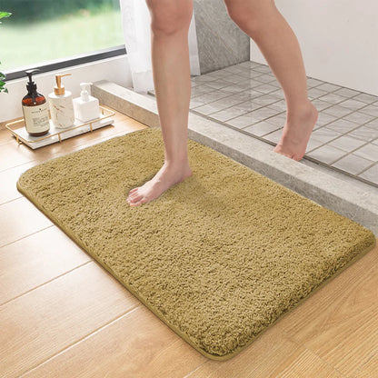 Fluffy Memory-Foam Bathroom Mat