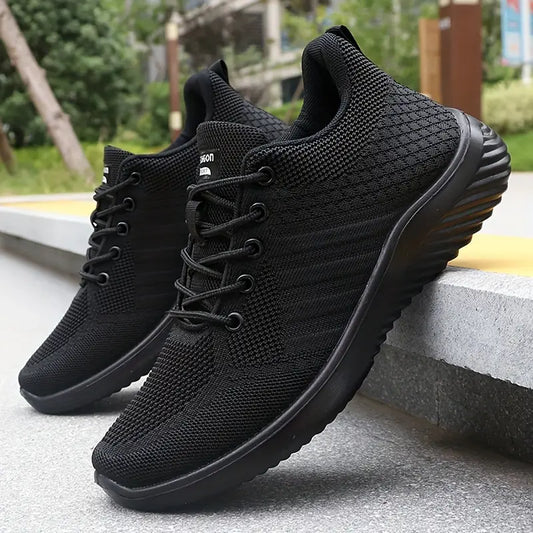 Men's Breathable Sports Shoes – Anti-Slip, Durable Running & Gym Shoes