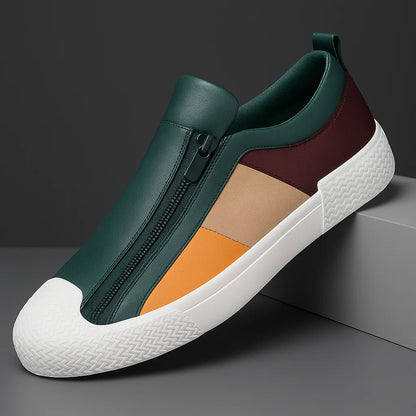 Claude Monet Leather Trainers