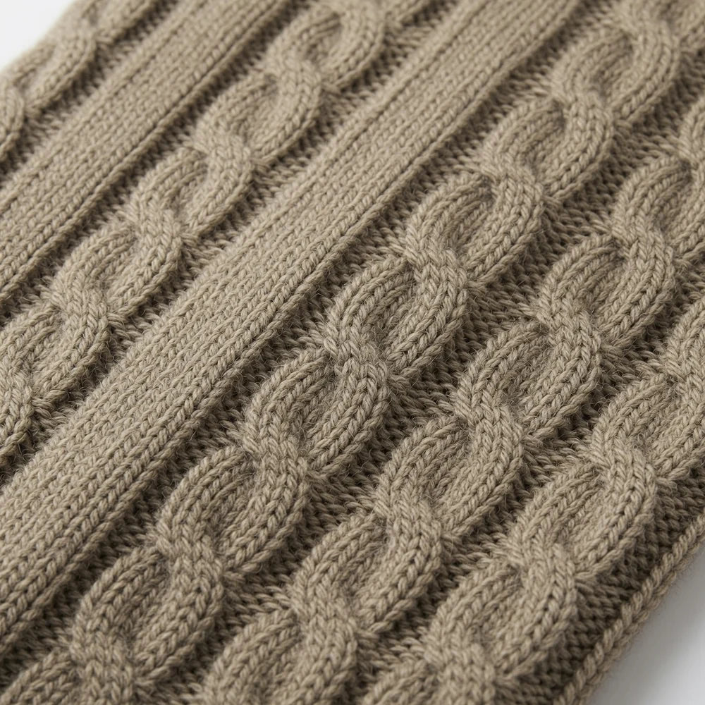 Men's Stand Collar Button Knit Cardigan