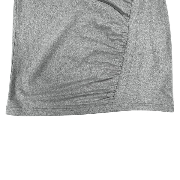 Women’s Ruched Short Sleeve Mini T-Shirt Dress