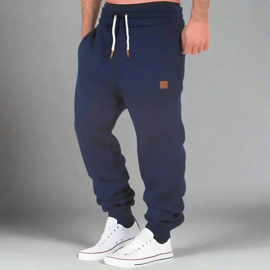 Men’s Autumn–Winter Fitness Training Drawstring Jogger Trousers