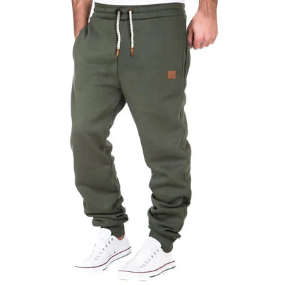 Men’s Autumn–Winter Fitness Training Drawstring Jogger Trousers