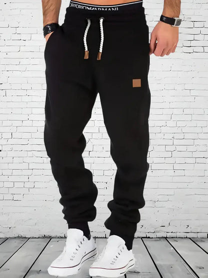 Men’s Autumn–Winter Fitness Training Drawstring Jogger Trousers