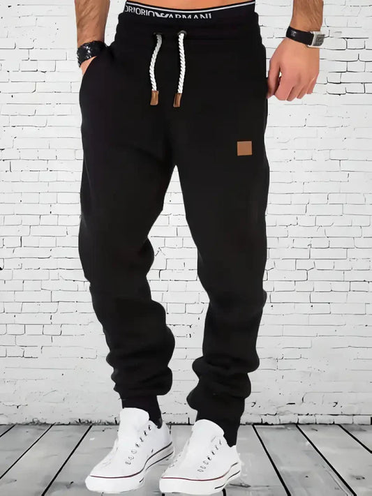 Men’s Autumn–Winter Fitness Training Drawstring Jogger Trousers